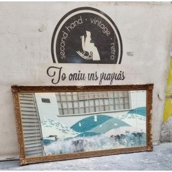  Καθρέφτης με χρυσή κορνίζα Granny's 119037