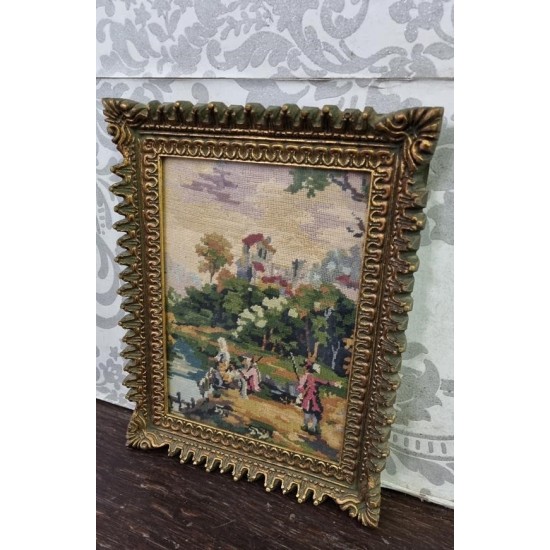    Καδράκι κέντημα εποχής Granny's  128270