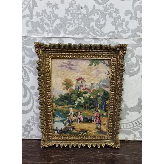    Καδράκι κέντημα εποχής Granny's  128270