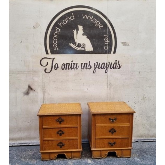 Κομοδίνο ξύλινο Granny's  100058