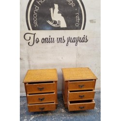 Κομοδίνο ξύλινο Granny's  100058