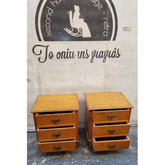 Κομοδίνο ξύλινο Granny's  100058