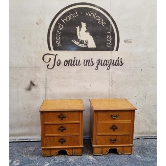 Κομοδίνο ξύλινο Granny's  100058