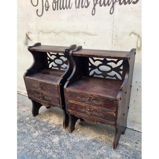 Κομοδίνο ξύλινο Granny's  108705