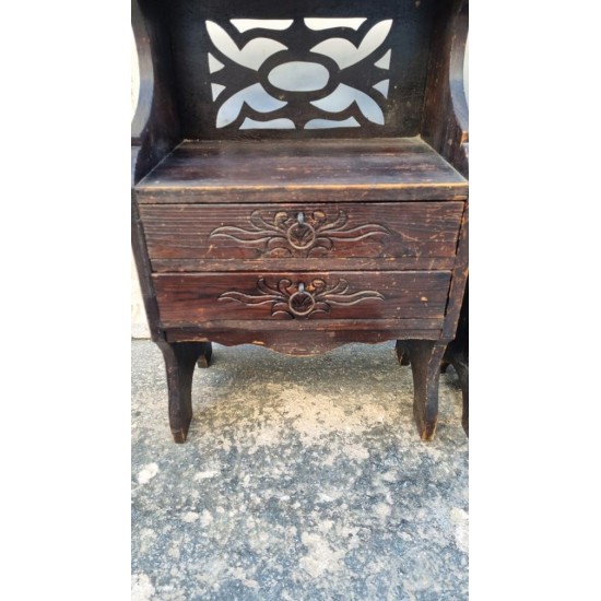 Κομοδίνο ξύλινο Granny's  108705