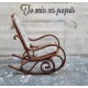 Κουνιστή πολυθρόνα με ύφασμα Granny's 112607