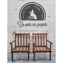 Καρεκλοπολυθρόνα ξύλινη Granny's 112929