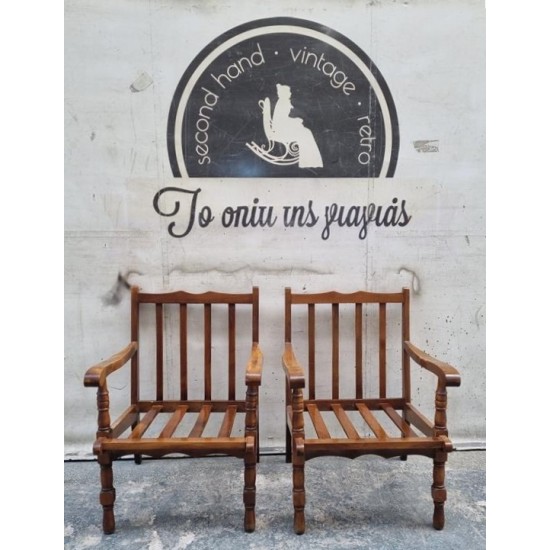 Καρεκλοπολυθρόνα ξύλινη Granny's 112929