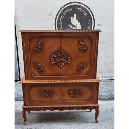 Έπιπλο μπαρ με σκαλίσματα Granny's 118546 (Α)