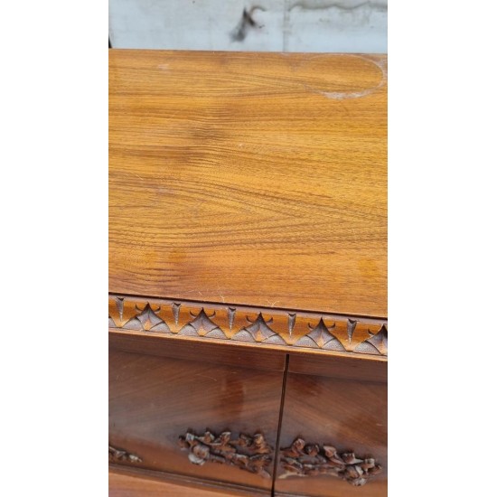 Έπιπλο μπαρ με σκαλίσματα Granny's 118546 (Α)