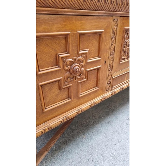 Κλασικός μπουφές με σκαλίσματα Granny's 119193 (Α)