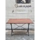 Τραπέζι με μεταλλική βάση Granny's 110259