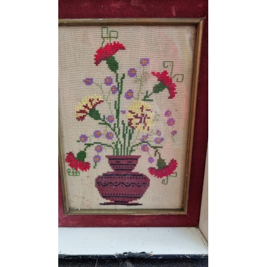 Καδράκι κέντημα vintage Granny's 113417