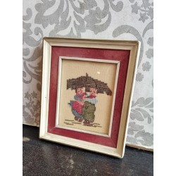 Καδράκι κέντημα vintage Granny's 112647